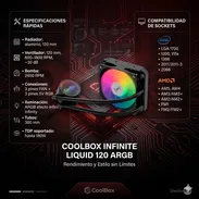 🍀🕹️Disipacion Liquida Coolbox 120 ARGB - 💲65 USD💺 - Img 55101499