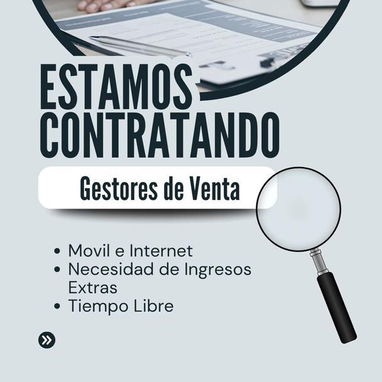 Se busca gestores de Ventas - Img 119022327