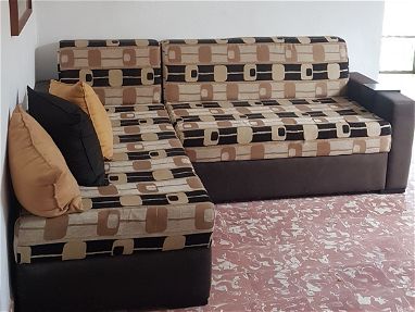 Sofa chaiselongue con cojines incluidos - Img 64322840