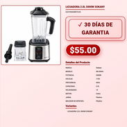 LICUADORA 2.0L 5000W SOKANY . - Img 57881939