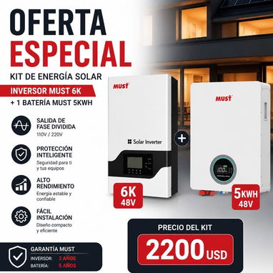Kits solares inversores y bater铆as - Img 123507090