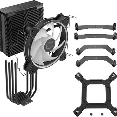 Vendo Disipador de CPU Cooler Master Hyper 212 Halo ARGB en 55 usd con mensajería 🏍 libre de costo para Playa, Vedado, - Img 99972334
