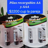 Pilas recargables AA y AAA en venta - Img 54558138