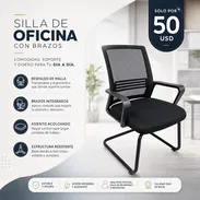 ,* SILLA DE OFICINA CON BRAZOS - Img 55709707