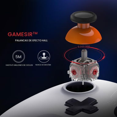 GameSir Nova Lite mando inalámbrico de 0.08 oz para PC con Windows, iPhone, Android, Switch y Steam Deck, 52815418 - Img 110780245
