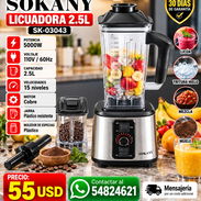 LICUADORA 2.5L 5000W SOKANY Nuevos en caja - Img 57793623