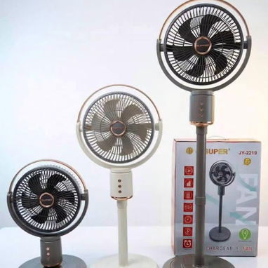 Ventilador recargable 20 hrs+ dos lámparas recargables 8hrs - Img 126593248