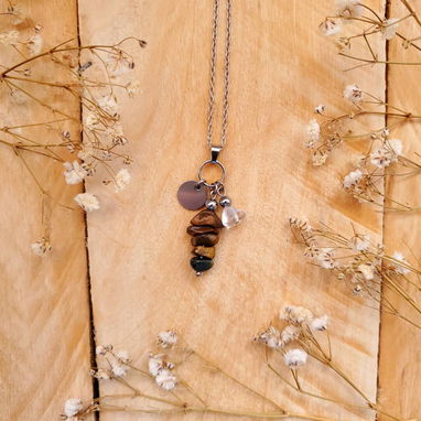 *Colección de Cadenas Sigilias*_ *Materiales:* Acero inoxidable + Piedras Naturales - 2/9
