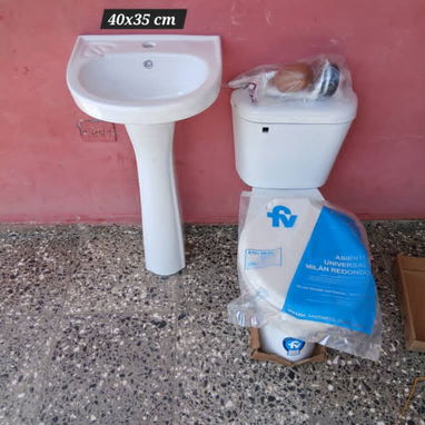 Juegos de baño con lavamano con aus herrajes - 3/4