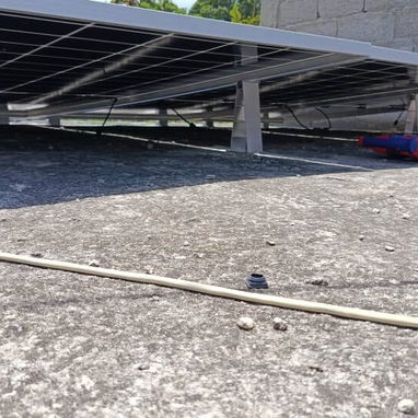 Base tipo torre para panel solar. - Originales de aluminio. - 2/4