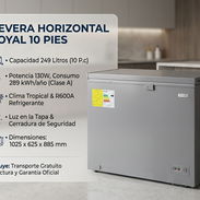 Nevera Horizontal Royal 10P | $500 USD | Envío GRATIS + Factura, Garantía Cerradura con llave y Luz en Tapa - Img 57719711
