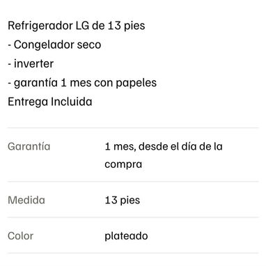 Refrigerador LG de 13 pies - 2/2