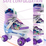 🛼Patines Ajustables para Niños y Niñas (3-12 años) con Luces LED y Equipo de Protección🛼 - Img 55907957