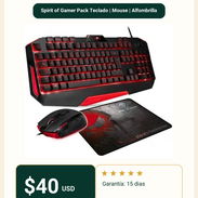 💡 Spirit of Gamer Pack Teclado | Mouse | Alfombrilla - Img 56869794