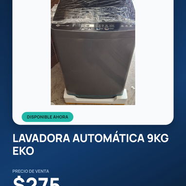 LAVADORAS AUTOMÁTICAS - 2/2