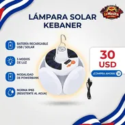 Lampara LED Solar Recargable ,Multiples Brillos de Luz , Norma IP68 , Gancho para colgar 💸Precio: 30$  🛵Mensajeria Gra - Img 57698429