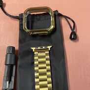 Manilla de acero eslabón tradicional + protector (ambos dorado) para Apple Watch Ultra!! - Img 45666392