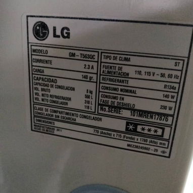 Refrigerador LG de uso en buen estado, de los grandes, congelación seca y rápida - Img 124193207