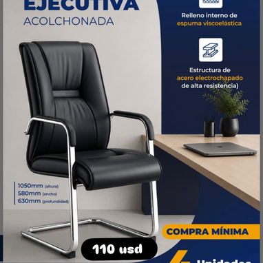 Sillas de oficina y para todo tipo de ocasiones. Nuevas con garantía - 3/4