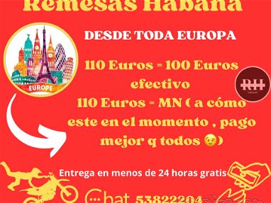 Remesas Habana desde TODA EUROPA las mejores ofertas - Img main-image-45821070