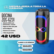 BOCINA 6.5´´ CON MICROFONO Y MANDO ZQS-6231 - Img 56688894