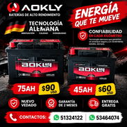 Baterías 12v45ah,60ah,75ah,95ah - Img 58184854