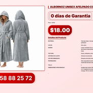 ALBORNOZ UNISEX AFELPADO CON CAPUCHA VPT#-0170 - Img 56829186