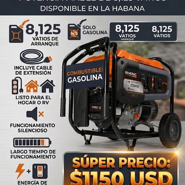 Plantas de gasolina y gas marca Pulsar /Champion /Westinghouse /DuroStar /PowerSmart /Genmax /Ipower /Generac /Erayak - Img 125155968