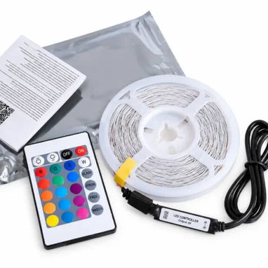 Tira de luces LED RGB de 10 metros con control remoto US$27.00 - 2/2