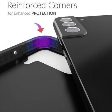 Case Shockproof Dual Layer para Samsung Galaxy S22 Plus – Black | videojuegoshabana.com - Img 122436551