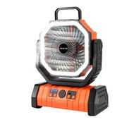 ✅ VENTILADOR F6 RECARGABLE PORTÁTIL CON LUZ LED 20000mAh NARANJA - Img 57831701