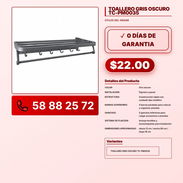 TOALLERO GRIS OSCURO TC-PM0035 VPT -0196 - Img 57870426