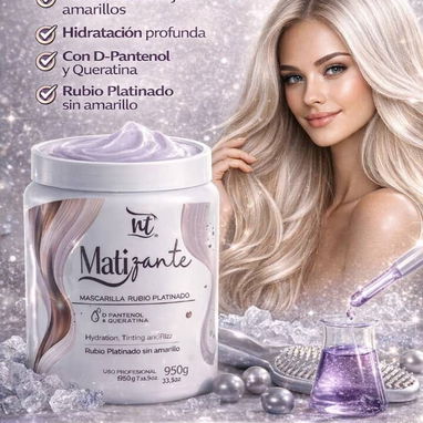 Keratina, Botox , mascarilla matizadora, shampoo y acondicionador - 3/9