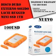 Disco Duro Externo Solido Lacie Rugged Mini SSD 1TB "Nuevo Sellado" - Img 49973672
