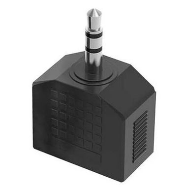 ADAPTADOR 1 PLUG 3.5 MM A 2 JACK 3.5 MM, ESTÉREO - Img 68752890