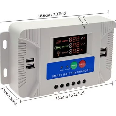 Ganga!!! Controlador de carga. Regulador de carga solar apto para Litio - 4/4