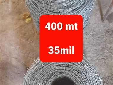 Rollo de alambre de púa de 400mt en 35mil - Img main-image