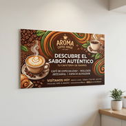 Anuncio en PVC para cafeterías - Img 57213159