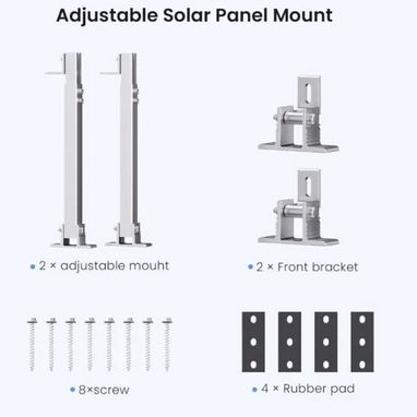 Base para 1 panel solar - 2/2