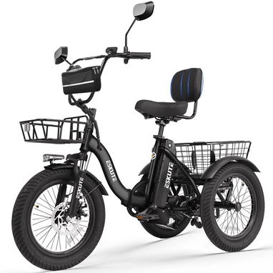 `🛵 𝐁𝐈𝐂𝐈𝐂𝐋𝐄𝐓𝐀 ⁠ELÉCTRICA DE TRES RUEGAS ESKUTE T300 PLUS 🛵`  ⚙️ ESPECIFICACIONES  • ⁠48 Volt  • ⁠13 Ampere  • - 3/4