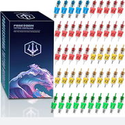 Agujas de Tatuaje Poseidon - 50 Cartuchos Mixtos, Redondo y Magnum Curvado - Img 57514707