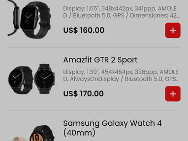 ‼️NEW Smart Watches/ Relojes inteligentes/ SAMSUNG GALAXY WATCH 4/5/6 CLASSIC/ AMAZFIT GTS/ GTR/ XIAOMI MIBAND!!! - Img main-image
