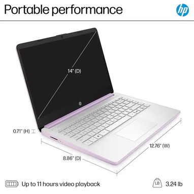 LAPTOP 馃巵NUEVA馃巵馃摝CAJA, HP (14-dq6014dx), 14" HD Antireflejo, Intel N150, 4GB RAM, 128GB SSD, 10Horas - Img 122505610