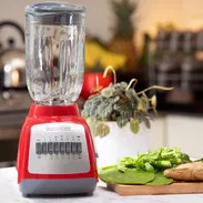 Batidora Black+Decker 1.25L - vaso de cristal con tapa dispensadora - 10 velocidades - Img 57202834