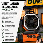 Ventilador Recargable Fx13 - Img 57534371