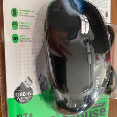 🚧 🔥 MOUSE INALÁMBRICO HOCO GM40 RGB 🔥 🚧 - 3/4