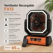 Ventilador recargable FX13 en 65 usd con mensajeria incluida dependiendo el lugar de la habana - Img 56568338