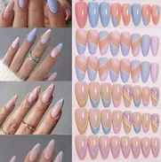 Uñas postizas en cajas de 96 y 100 unidades con su pegamento - Img 49455197