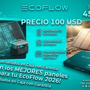 ​☀️ ¡LOS MEJORES PANELES SOLARES 2026! ☀️ ​Especiales para tu EcoFlow y Tenemos Delta 3 Clasica ​📞 56545958 - Img 121312639