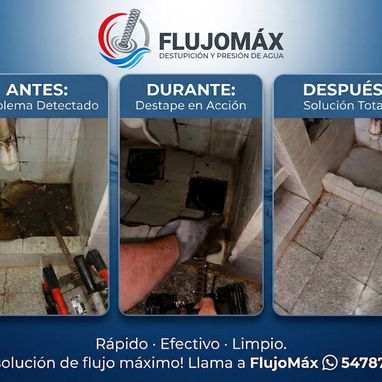 ⚡ PLOMERO | DESTUPICIONES SIN ROMPER Y AUMENTO DE PRESIÓN DE AGUA ⚡ - Img 123179373